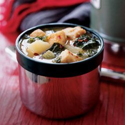 Dijon Chicken Stew with Potatoes and Kale recipe