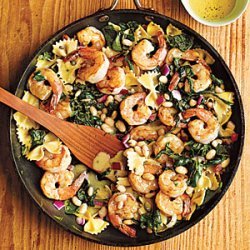 Warm Pasta Salad with Shrimp recipe