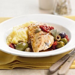 Mediterranean Chicken and Polenta recipe
