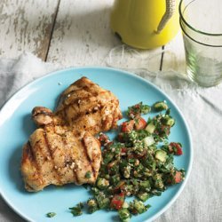 Summer Vegetable Tabbouleh with Chicken recipe