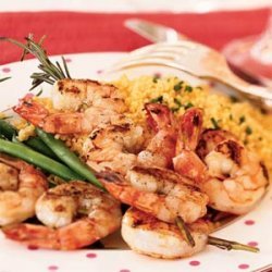 Rosemary Shrimp Scampi Skewers recipe
