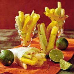 Spicy Fruit and Veggies With Lime recipe