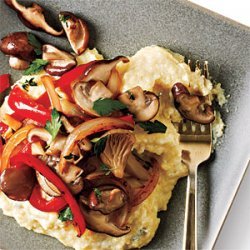 Blue Cheese Polenta with Vegetables recipe
