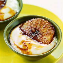 Vanilla Pudding with Caramelized Oranges recipe