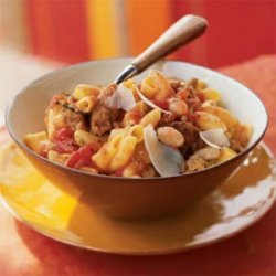 Sausage and Bean Ragù on Quinoa Macaroni recipe