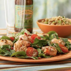Bacon, Arugula, and Shrimp Salad recipe