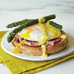 Eggs Benedict Waffle Sandwiches recipe