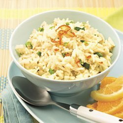 Citrus-Scented Rice With Fresh Basil recipe