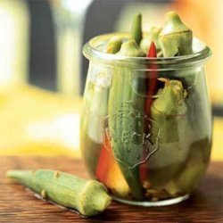 Spicy Pickled Okra recipe
