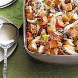 Fennel, Sausage, and Caramelized Apple Stuffing recipe