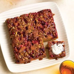 Cranberry Pumpkin Upside-down Cake recipe