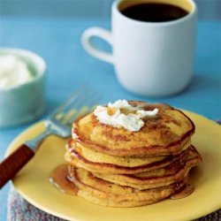 Pumpkin-Ginger Pancakes with Ginger Butter recipe