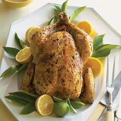 Roast Chicken with Meyer Lemon Shallot Sauce recipe