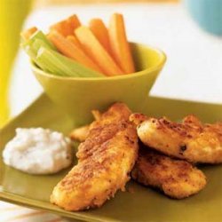 Chicken Strips with Blue Cheese Dressing recipe