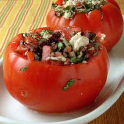 Cheese and Olive-Stuffed Tomatoes recipe