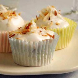 Chocolate Chip Angel Cupcakes with Fluffy Frosting recipe