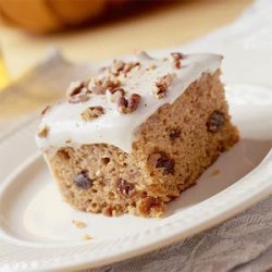 Applesauce Spice Cake With Cream Cheese Icing recipe