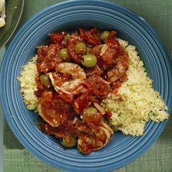 Shrimp with Tomatoes and Olives recipe