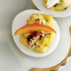 Georgia Peach Deviled Eggs recipe