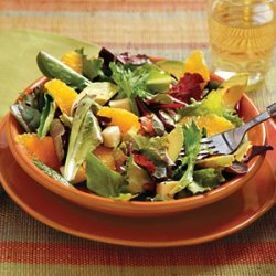 Mixed Green Salad With Cilantro-Lime Vinaigrette recipe