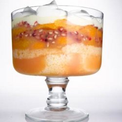 Orange, Almond, & Pomegranate Trifle recipe