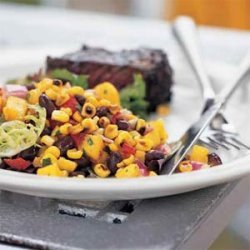 Roasted Corn, Black Bean, and Mango Salad recipe
