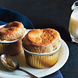 Brown Sugar Souffles with Crème Anglaise recipe