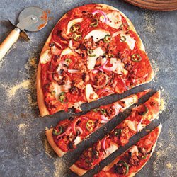 Smoky, Spicy Pizza recipe