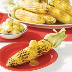 Grilled Corn on the Cob with Citrus Butter recipe