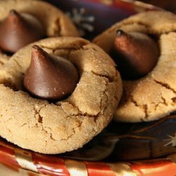 Peanut Butter Chocolate Kiss Cookies recipe