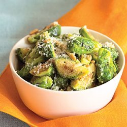 Brussels Sprouts with Parmesan and Pine Nuts recipe