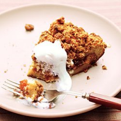 Streusel-Topped French Toast Casserole with Fruit Compote recipe