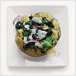 Spinach Baked Potato recipe
