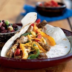 Spicy Pork-and-Bell Pepper Tacos recipe