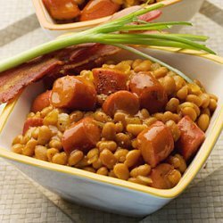Baked Beans with Frankfurters recipe