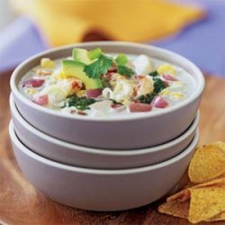 Crab and Hominy Chowder recipe