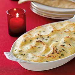 Garlic Mashed-Potato Gratin recipe