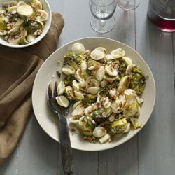 Orecchiette With Brussels Sprouts and Hazelnuts recipe