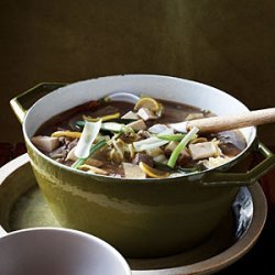 Korean-style Tofu, Vegetable, and Beef Stew recipe