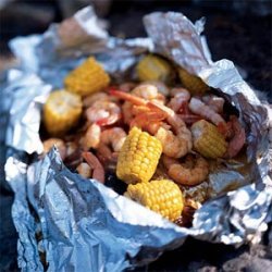 Barbecued Lime Shrimp and Corn recipe