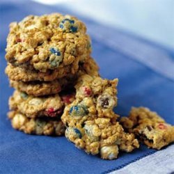 Chewy Red, White, and Blue Cookies recipe