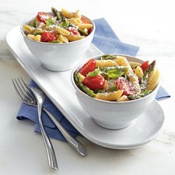 Spring Pasta with Asparagus and Grape Tomatoes recipe