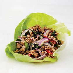 Pork Larb Lettuce Wrap recipe