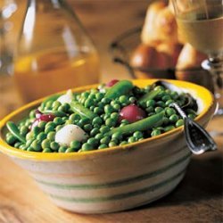 Trio of Peas with Pearl Onions recipe