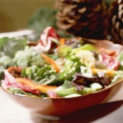 Field Salad with Warm Soy Dressing recipe