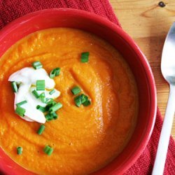 Indian Spiced Carrot Soup with Ginger recipe