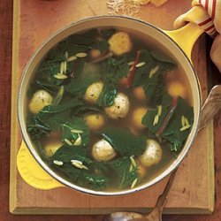 Chicken Meatball and Greens Soup recipe