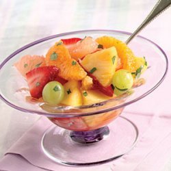 Fresh Fruit Salad With Citrus-Cilantro Dressing recipe