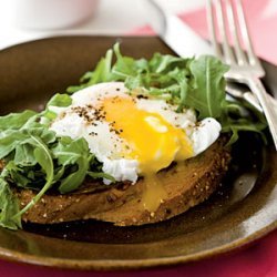 Poached Eggs with Buttery Multigrain Toast recipe