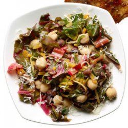 Warm Two-Bean Chard Salad recipe